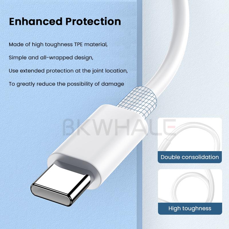 Bộ sạc nhanh, BKWHALE, 33W, Super VOOC, Cáp Type-C, Thích hợp cho OPPO Reno4, Reno3, Reno 3pro, K3, Realme X2, A95 / A94 / F19, Cáp sạc 6