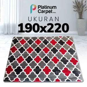 Karpet Busa Malaysia Jumbo 190x220 – Tebal, Empuk, Anti Slip