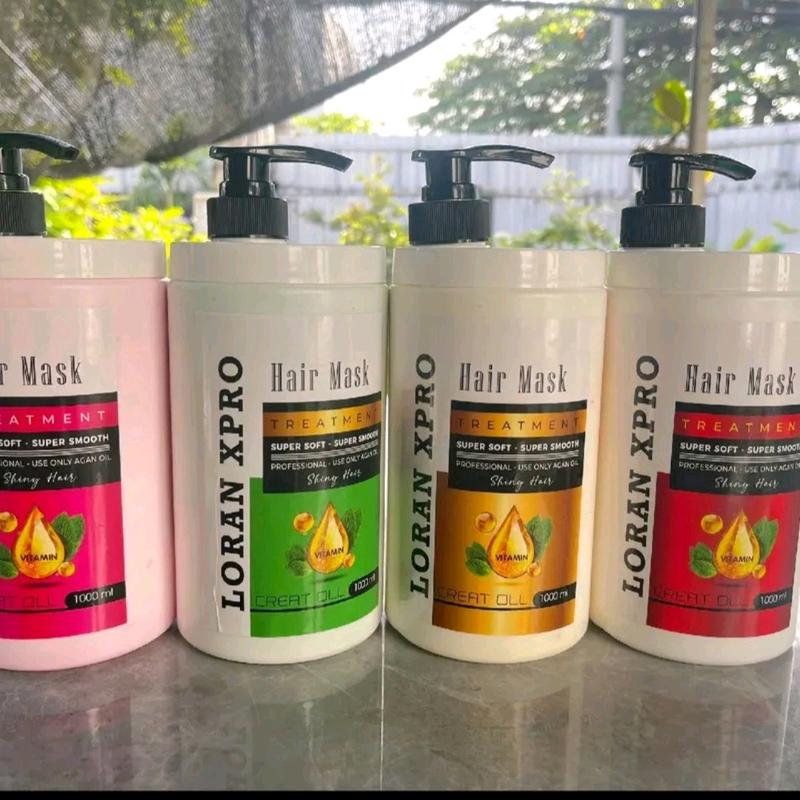 HẤP DẦU XẢ TÓC LORAN XPRO .Hượng thơm _Mềm mượt. 1000ML.