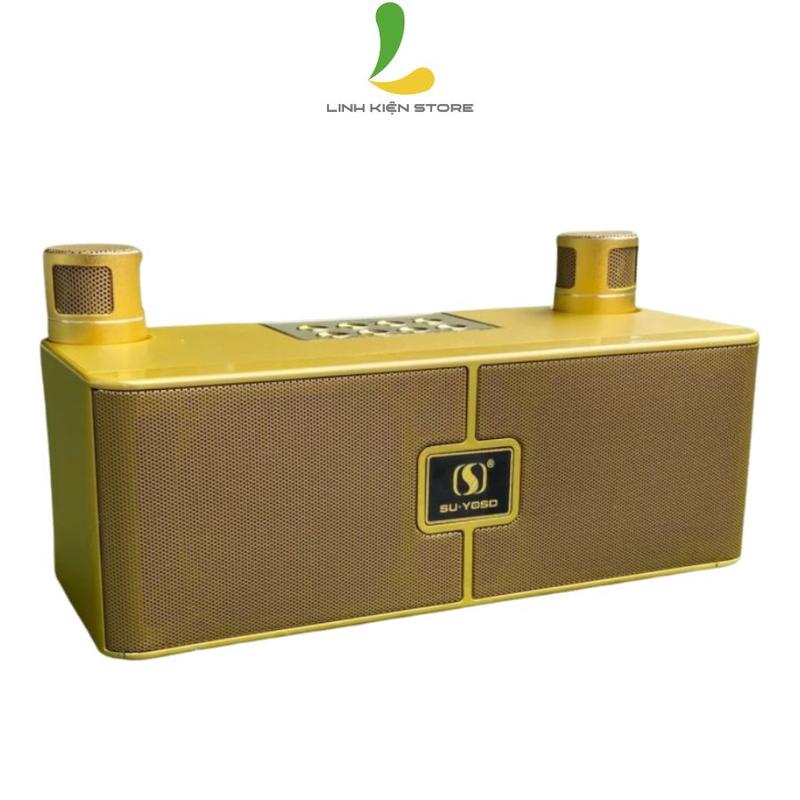 Loa Bluetooth Karaoke YS204 ( YS-204 ) - Loa xách tay chất liệu nhựa ABS cao cấp, kèm micro thay đổi tone giọng thú vị