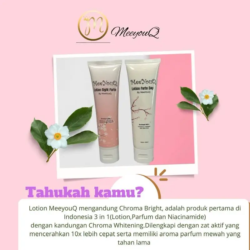 DAPAT 4 BOTOL - LOTION FORTE MEEYOUQ DAY & NIGHT - LOTION PEMUTIH perawatan tangan vitamin  mencerahkan  memutihkan  kering  hand 2