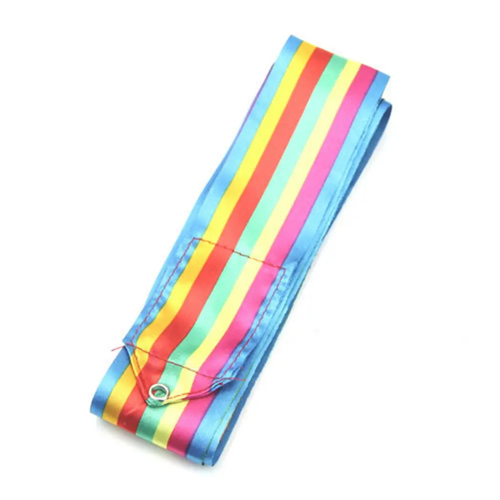 Zf_ 6m Gym Dance Ribbon Stick Art Rhythmic Gymnastics Ballet Streamer Twirling Rod