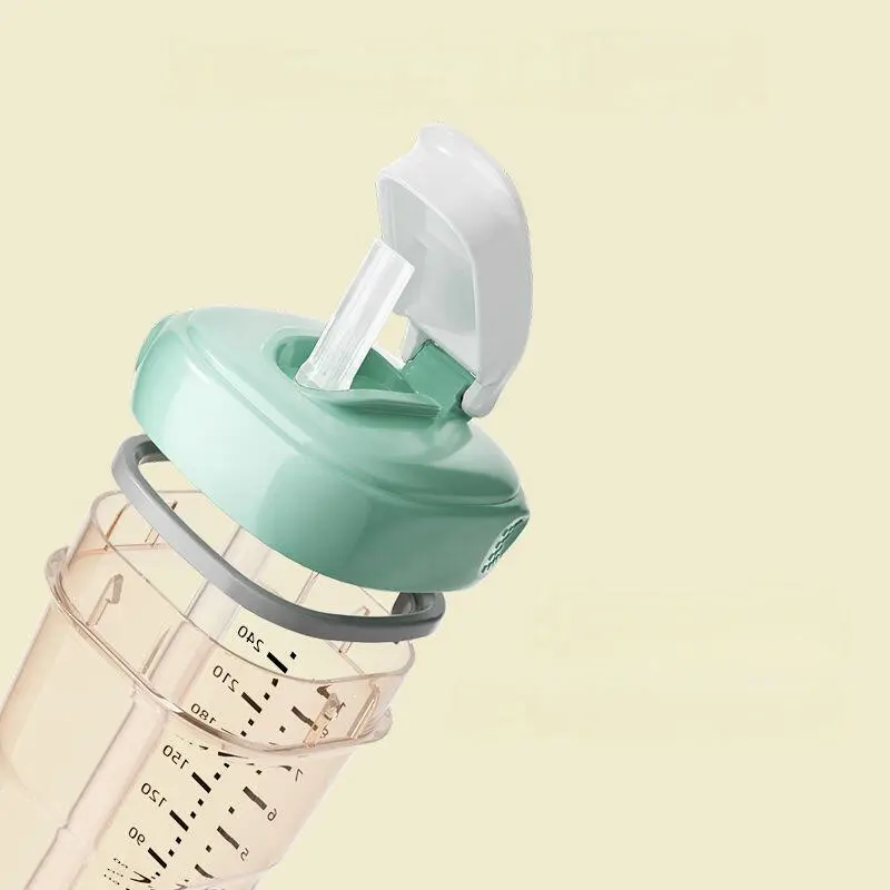 Adapted to Hegen Bottle Accessories -- Straw Cup Cover With Gravity Ball for 6M Baby