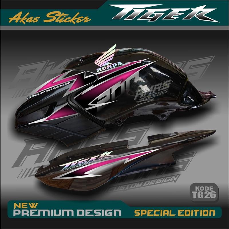 Striping Tiger Revo Variasi Striping Tiger Custom HOLOGRAM kode TG26 7
