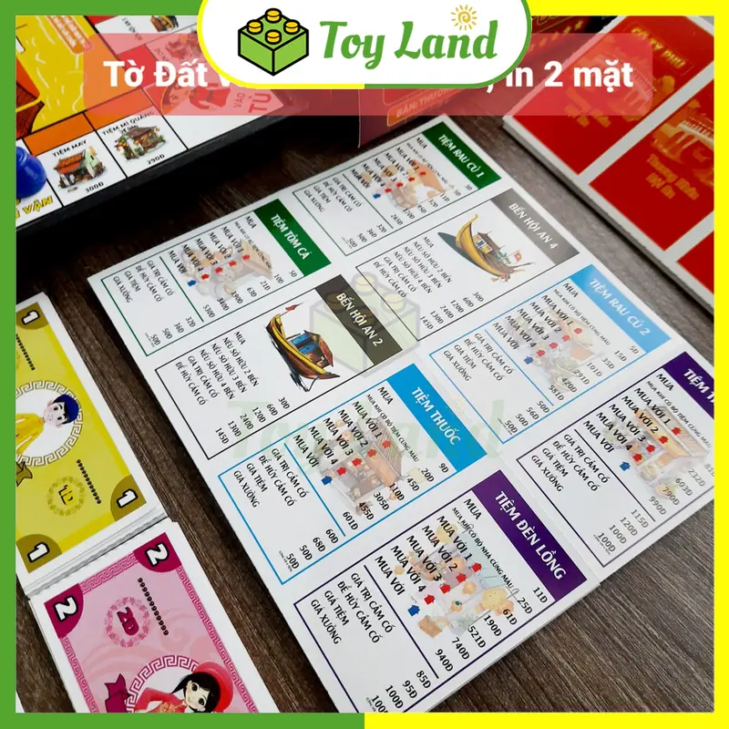 [Foxi] Cờ Tỷ Phú Thương Nhân Hội An Foxi Size Lớn Monopoly Cờ Tỉ Phú Đồ Chơi Trí Tuệ Trẻ Em Tư Duy 8