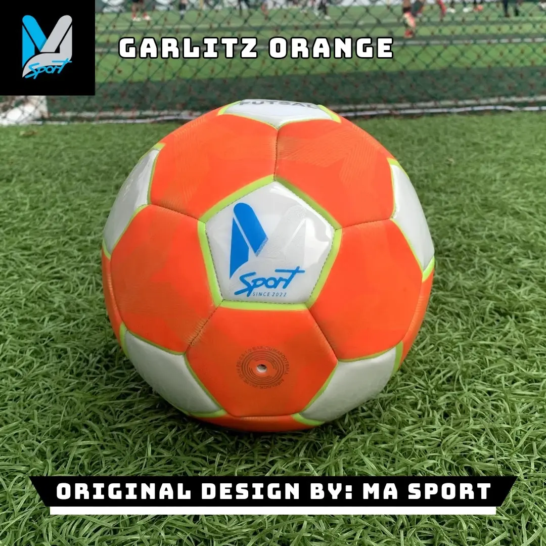 Bola Futsal Size 4 Design Garlitz Orange [Bola Murah]
