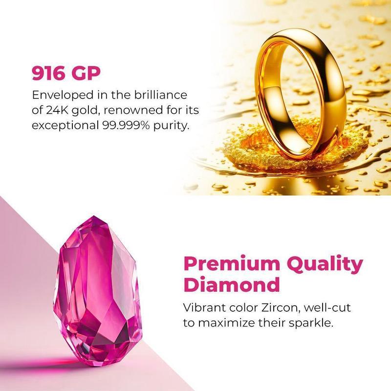 Product Introduction of Golden Jaguar (5.44G) GJ gold plated bracelet hand bracelet paperlip plain 0.5cm (22460501) 1