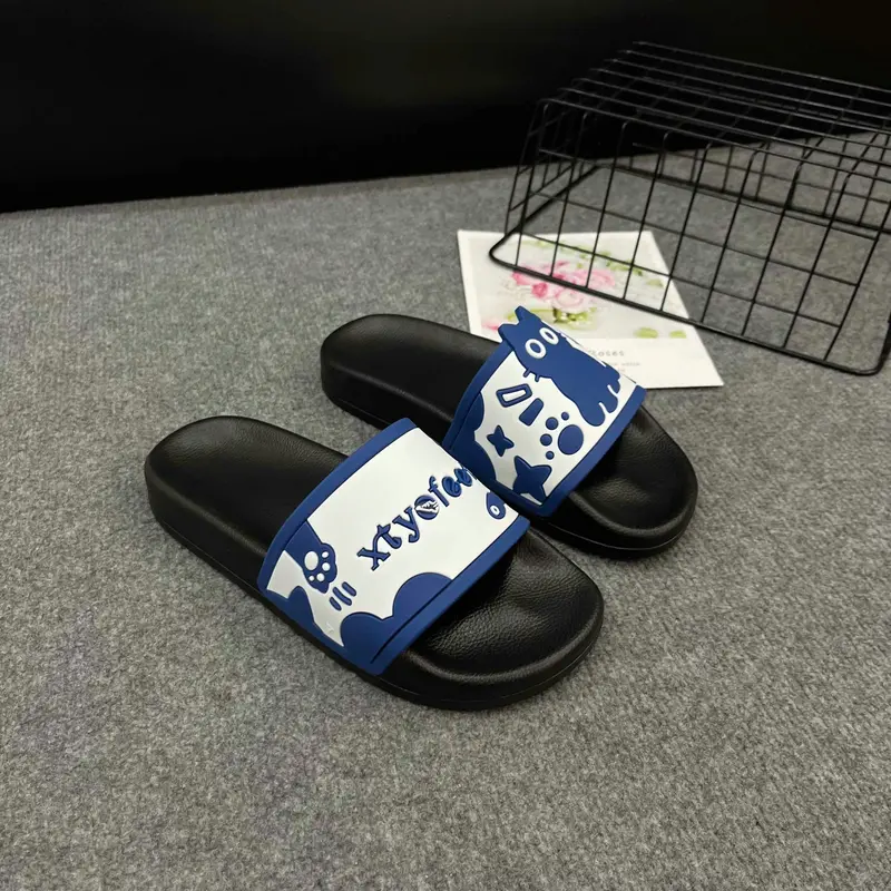 Dép đế trắng dễ vệ sinh, dép nam nữ quai ngang XT YOFEET phong cách trẻ trung- năng động Slipper Đế Bằng DéP Cao Su Giày 3