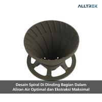 Gambar ALLTREK Filter Kopi Lipat V60 & Basket GRECO Collapsible Coffee Filter - Hitam dari Alltrek indonesia Kota Administrasi Jakarta Barat 2 Tokopedia