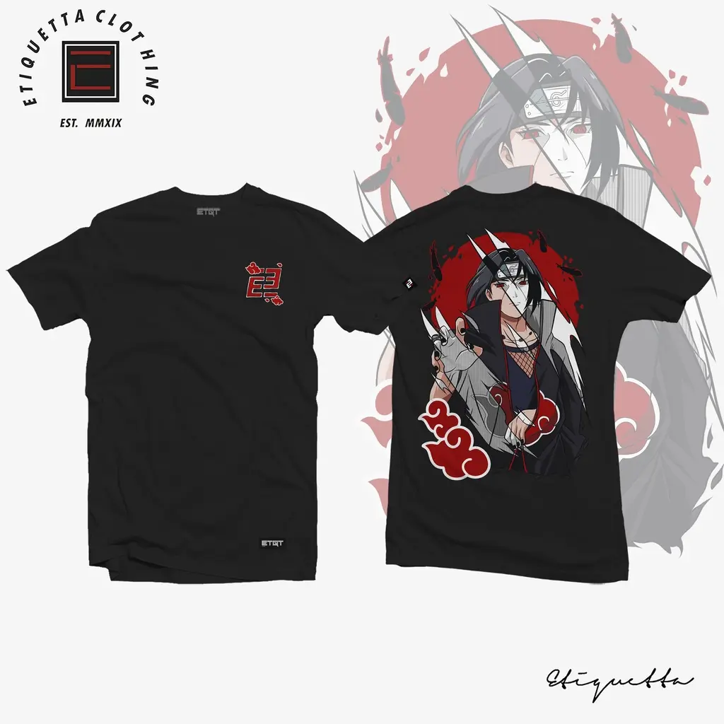 Anime Shirt - ETQTCo. -Naruto-Uchiha Itachi Akatsuki