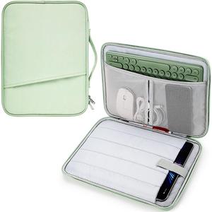 Bolsa portátil para tableta con cierre y compartimentos, impermeable, protectora y de viaje, accesorios para tableta para iPad y Samsung Galaxy Tab Series