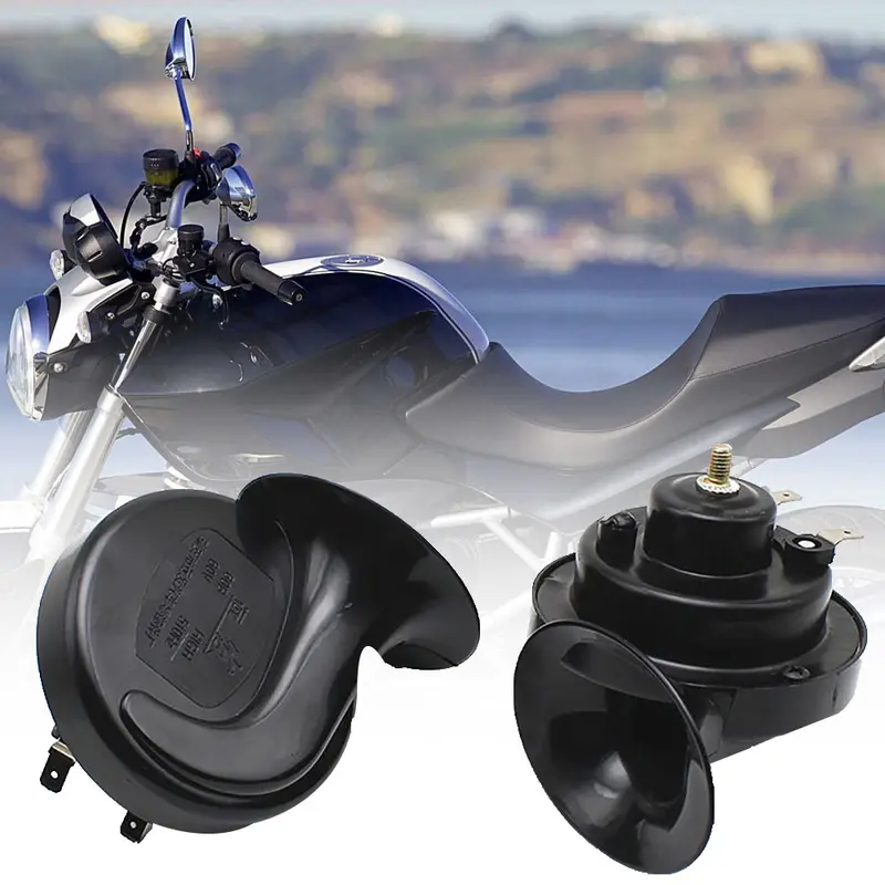 Còi ốc sên Điện, Dwugkgn-Cần sa dụng phổ thông cho xe máy, xe máy và xe tay ga, 12V, còi báo động siêu lớn 0