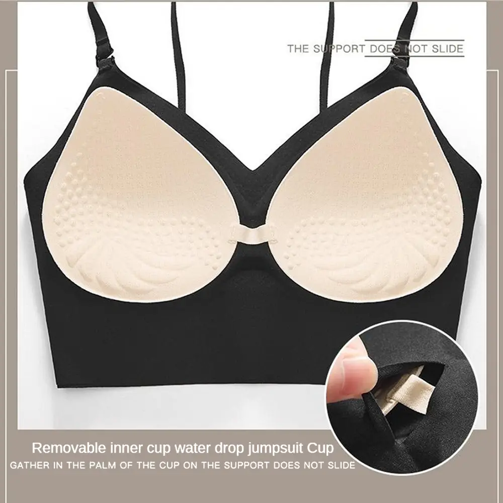 Beautiful Back U-shaped Beautiful Back Underwear Women Can Wear Vest Seamless Backless Triangle Cup Gathered Bra