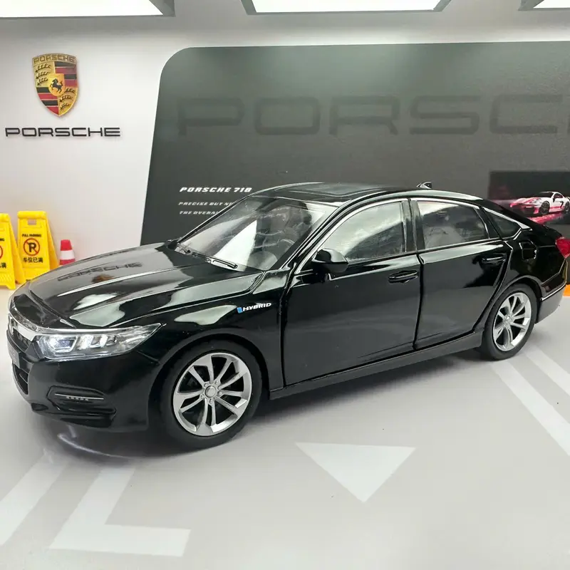Xe mô hình Honda Accord Sport Hybrid tỉ lệ 1:24 hãng Chezhi có đèn và âm thanh 7