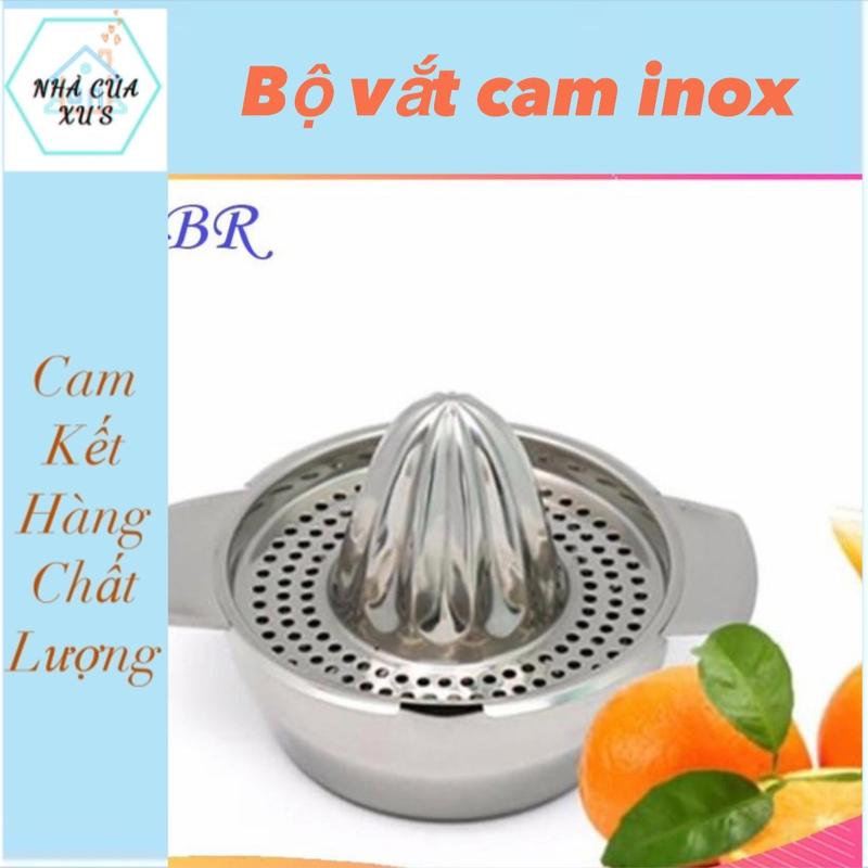 Dụng cụ vắt cam inox lọc hột siêu sạch không han gỉ an toàn cho người sử dụng.