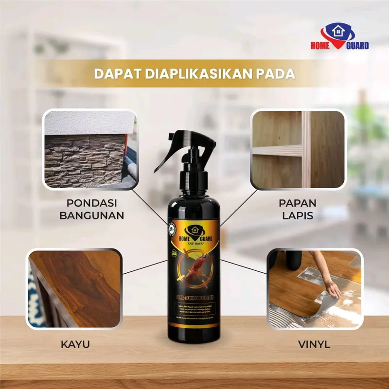 Home Guard Anti Rayap Cairan Pengusir Rayap Perlindungan Jangka Panjang - 100ml 6