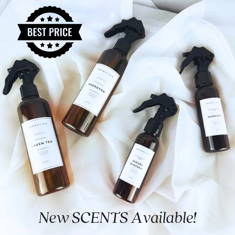 NEW SCENTS! AROMATIKA 100ml Disinfectant Linen Spray For Rooms & Car