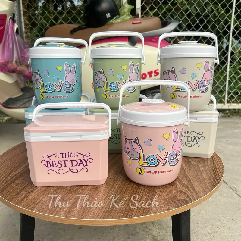 ￼Combo 2 bình đá 1 lít Tân Lập Thành , màu paster siêu đẹp, dễ thương. 1