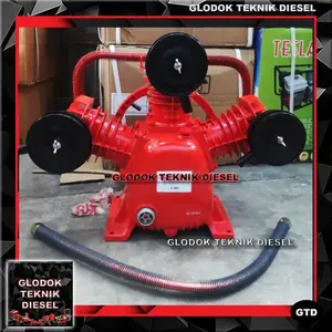 KEPALA KOMPRESOR 2 HP / BARE COMPRESSOR HEADPUMP AIR COMPRESSOR 2 HP FREE ONGKIR