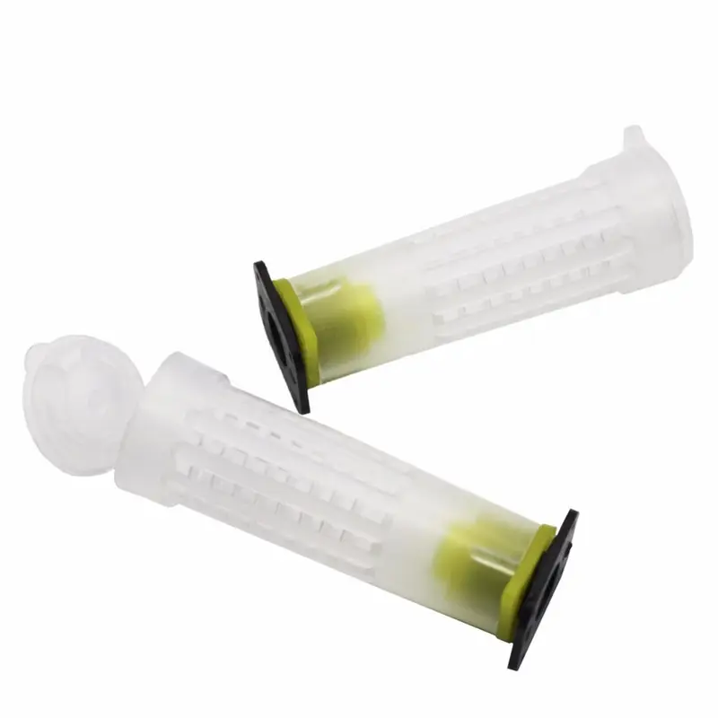 Lồng Nữ Hoàng Nuôi Ong, Cầm Tay Mini, Bền, Màu Trắng, Dụng Cụ Nuôi Ong, Lồng Cắn Ong, Vỏ Bảo Vệ Tế Bào Ong 3