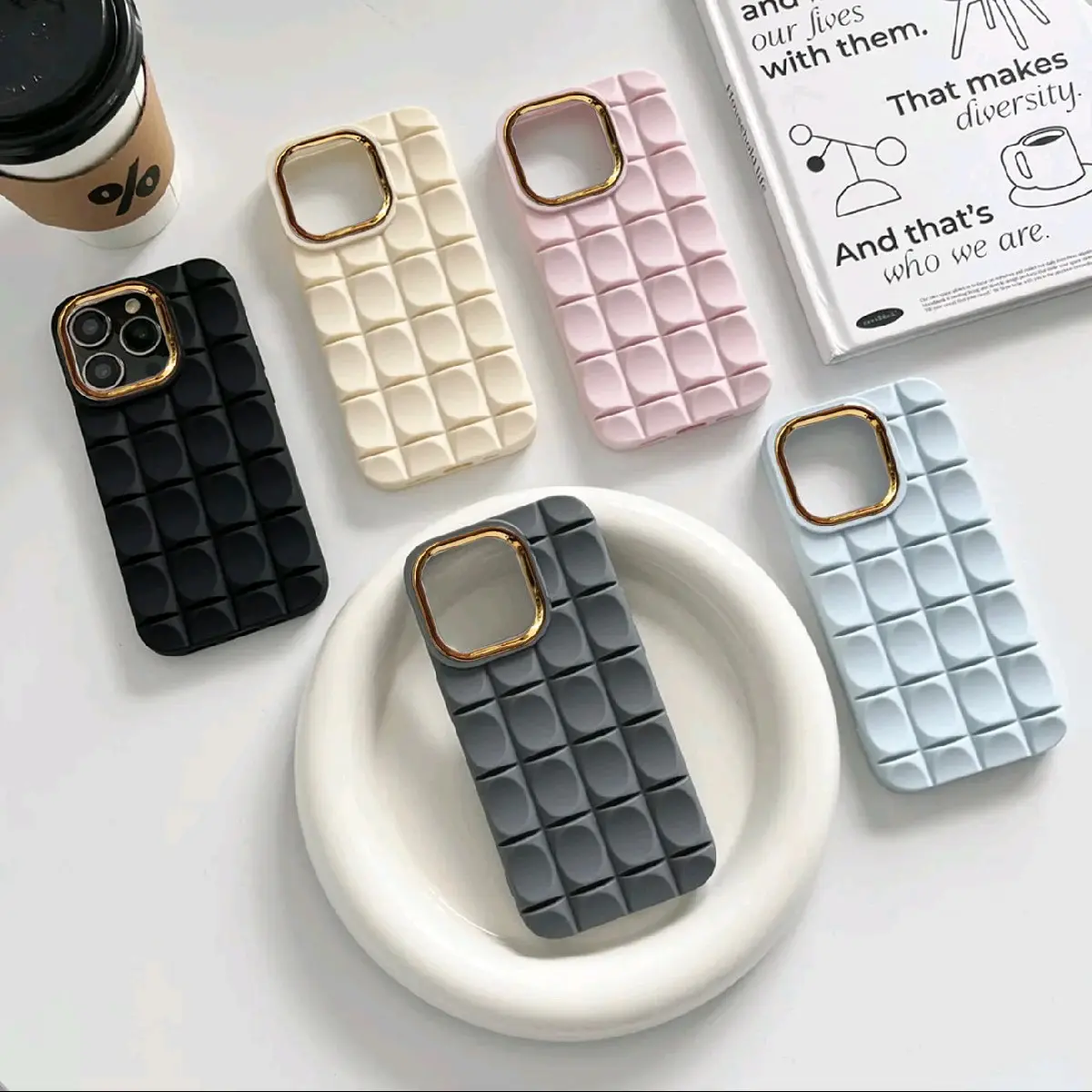 Smsung A03s A02s A11 A12 M12 A13 A14 4g A14 5g A33 5g  A34 5g A54 5g S23 ultra Softcase chocolate List White Dan list Chrome Tombol Chrome Lentur Casing