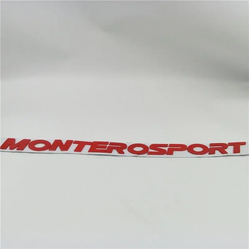 Car Engine Hood Emblem Badge Logo Nameplate Decals Sticker, Car Exterior Accessories for Mitsubishi Pajero Montero Sport SUV 3