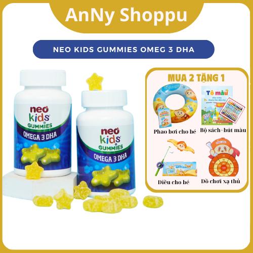 NEO KIDS Gummies Omega 3 DHA, DHA Cho Bé Giúp Cung Cấp DHA Vi Tảo, Dạng Kẹo dẻo