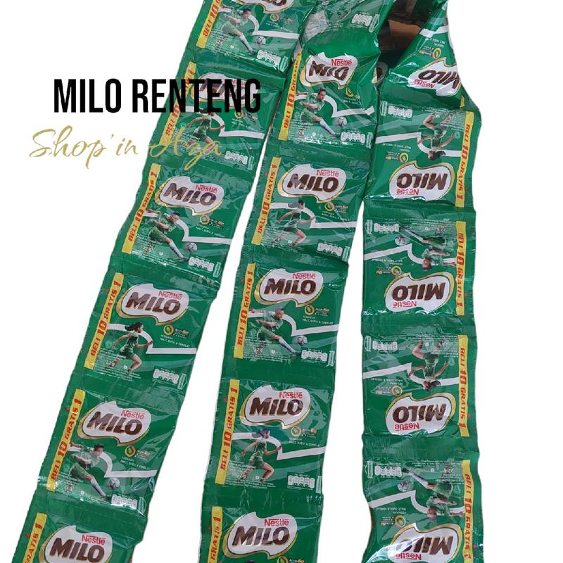 MILO renteng isi 10sachet , Milo Activ-Go uk. 22gr. Bubuk Cokelat ...