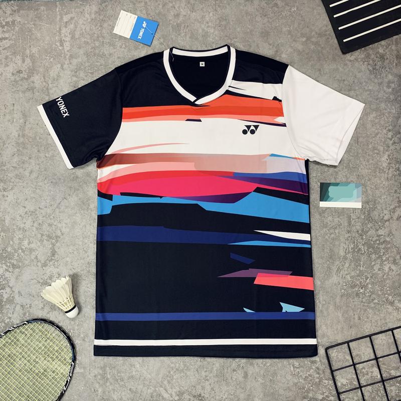 ÁO YONEX CÂU LÔNG MÙA GIẢI 2024 Áo Cầu Lông Nam Nữ Liệu Thun Mè Dùng Trong Thi Đấu