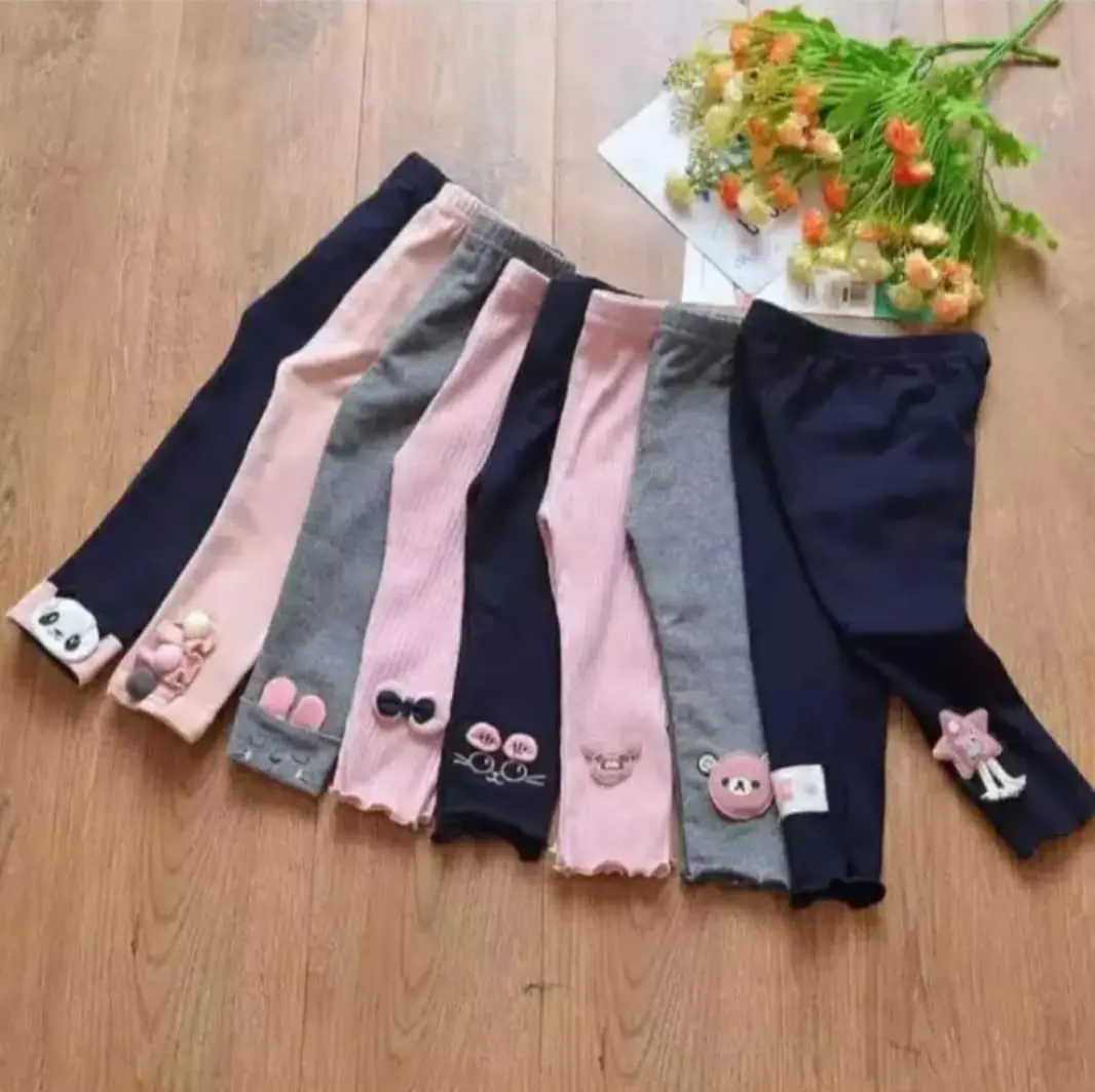 legging anak perempuan import usia 6 bulan - 9 tahun motif lucu Katun Bayi Cewek