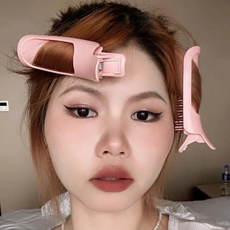 Product Introduction of Fashion Fluffy Hairpin Curling Bangs Clips Hair Roots Volumizing Hair Clips Women Curling Fixed Shape Clips Volume Hair Roller 9