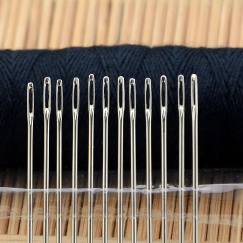 [YZV]25PCS High Hardness Stainless Steel Sewing Needle Cross Sewing Clothes Needles