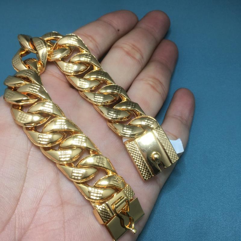 Lắc tay khoen lật bọng ĐỒNG XI MẠ VÀNG khoá hộp gài số 8 xi mạ vàng 610