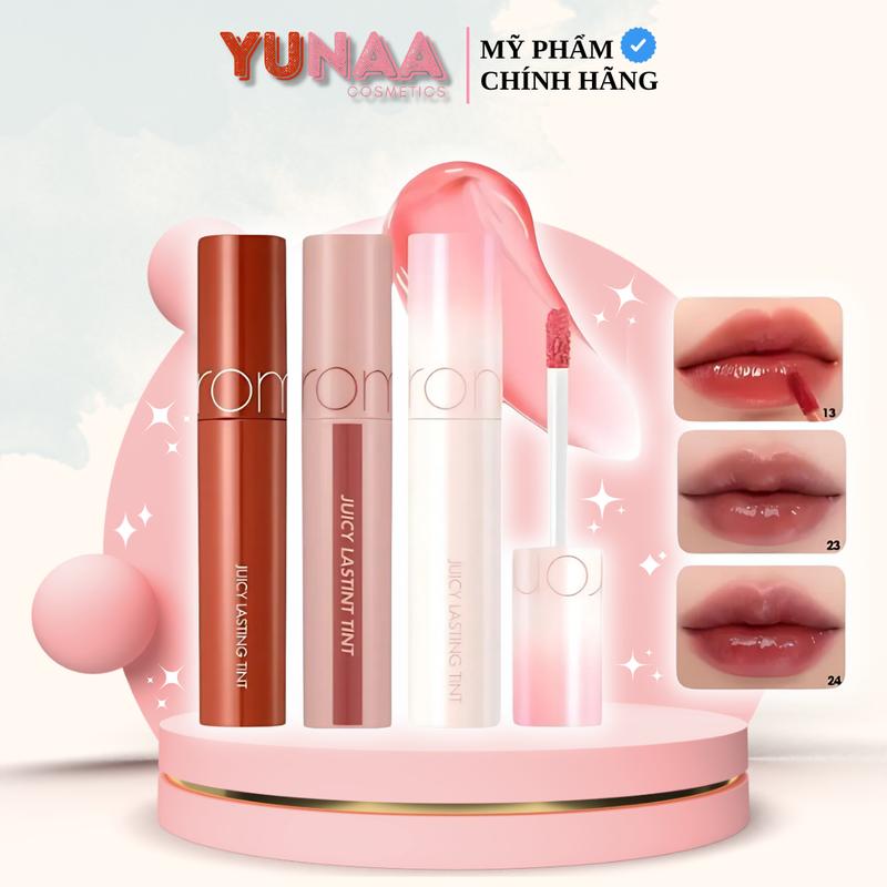 [Y199] Son Tint ROMAND JUICY Lasting Tint - Cho Môi Căng Mọng