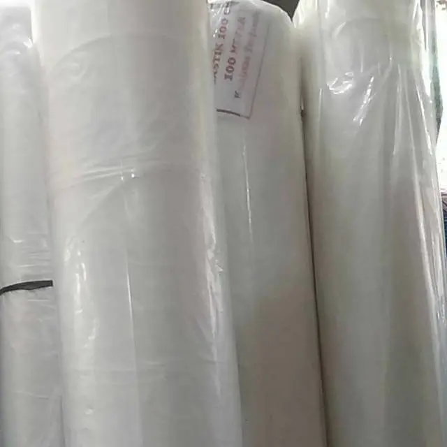 1 ROLL PLASTIK PE COR UV KOLAM 06 panjang 25 M x L 100cm (2 lapis ) 0