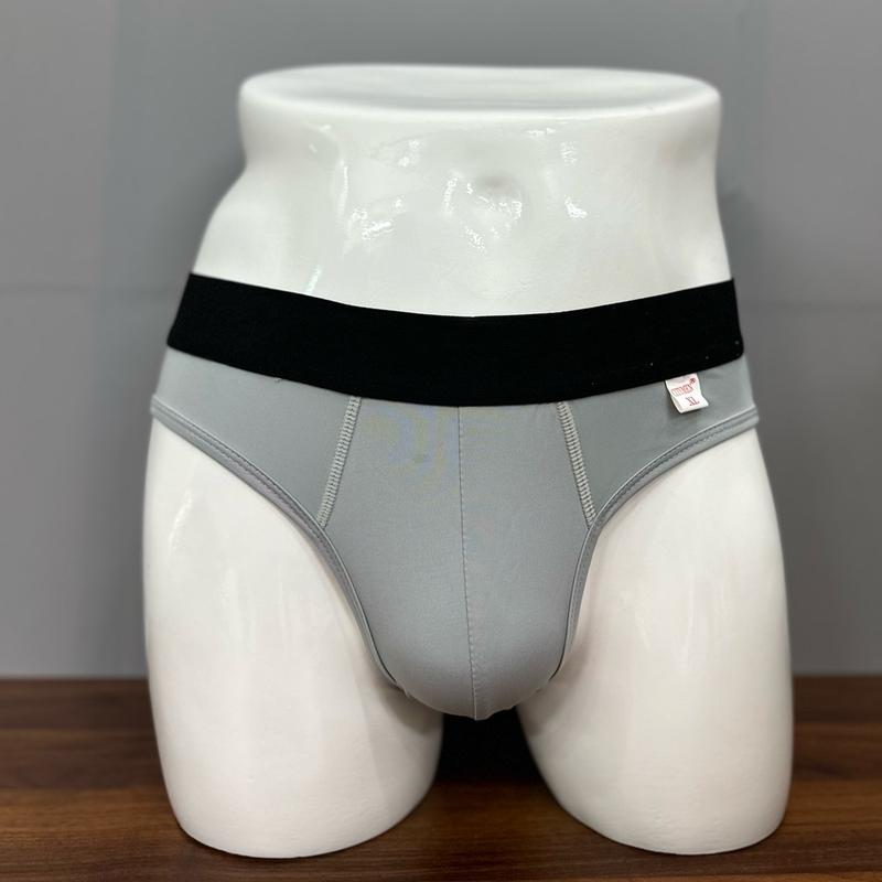 Combo 5  quần Sịp Tam giác cho nam cạp 4cm vải thun lạnh, kháng khuẩn khử mùi có dãn 4 chiều lưng trơn dễ mặc Boxer Quần Boxer Quần lót Menswear 4
