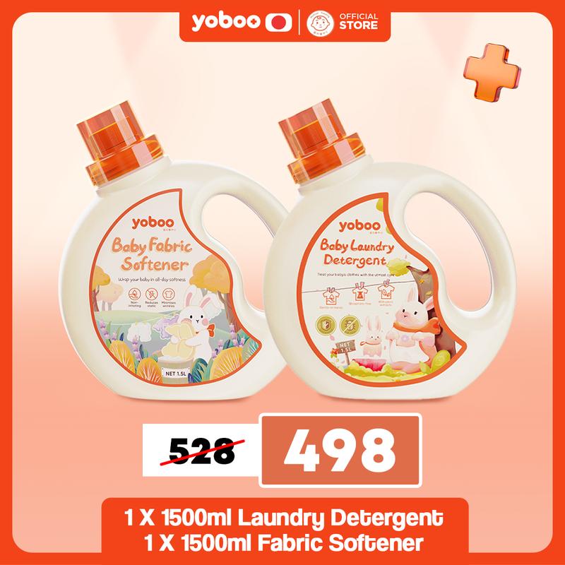 【Buy 1 Free 1】Yoboo Baby Laundry 1500ml Detergent + 1500ml - TikTok ...