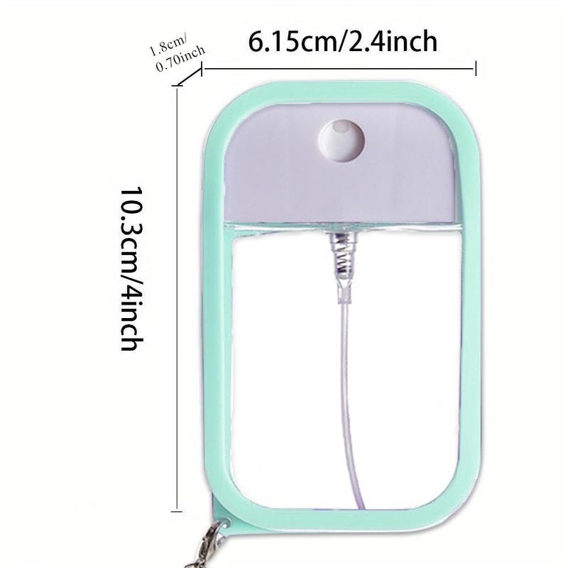 Product Introduction of Cute Dog Pattern Perfume Spray Bottle with Keychain, 1 Count Refillable Hand Sanitizer Storage Case, Empty Bottle for Home Office Outdoor Travel, Tin 1