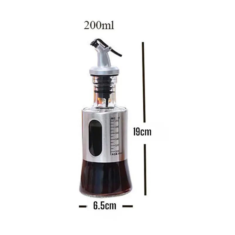 Chai Đựng Gia Vị Có Vòi (200ml), Chia Vạch Đồ Dùng Nhà Bếp Đa Năng 1