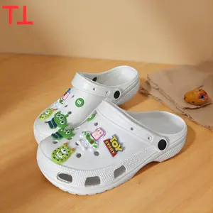 Baim Men's & Women's Flip Flops Soft with Cute Decorations, Anti-Slip, Comfortable, Full Size 36-45