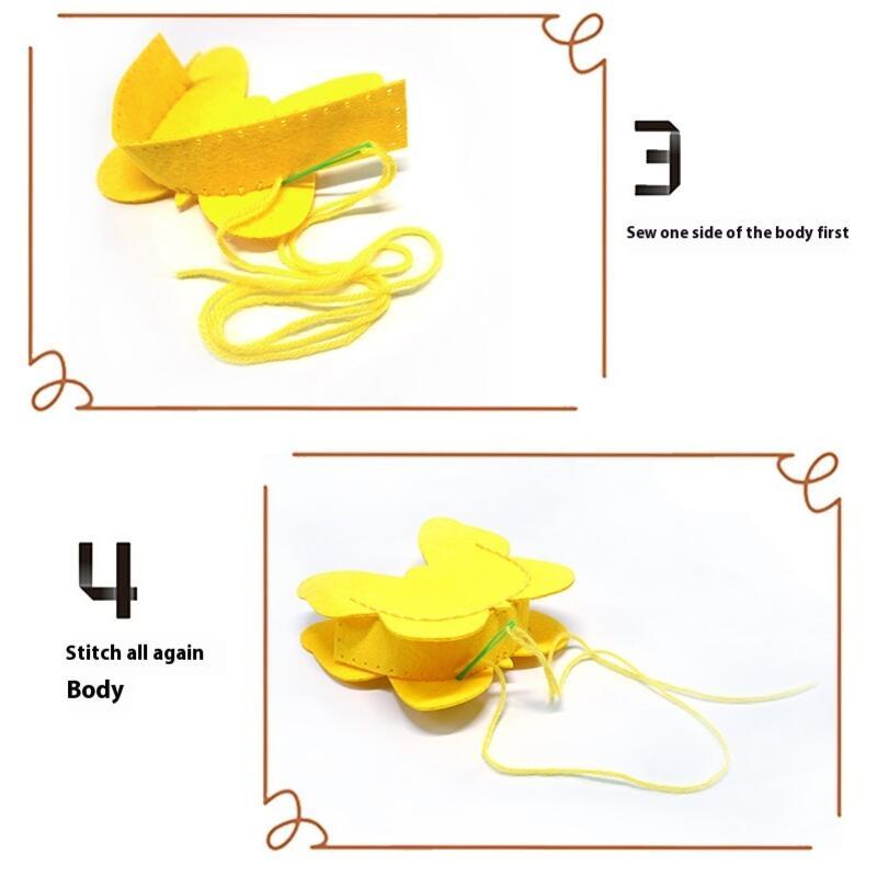 Product Introduction of Túi Thủ Công Cho Trẻ Em, Có Nhạc May Vá, Chất Liệu Vải Không Dệt, Tự Làm, Thiết Kế Hoạt Hình, Dán Ba Chiều, Làm Đồ Chơi Bộ Ghép Hình, Thân Thiện Với Môi Trường, Được Làm Bằng Vật Liệu Túi Toy 8