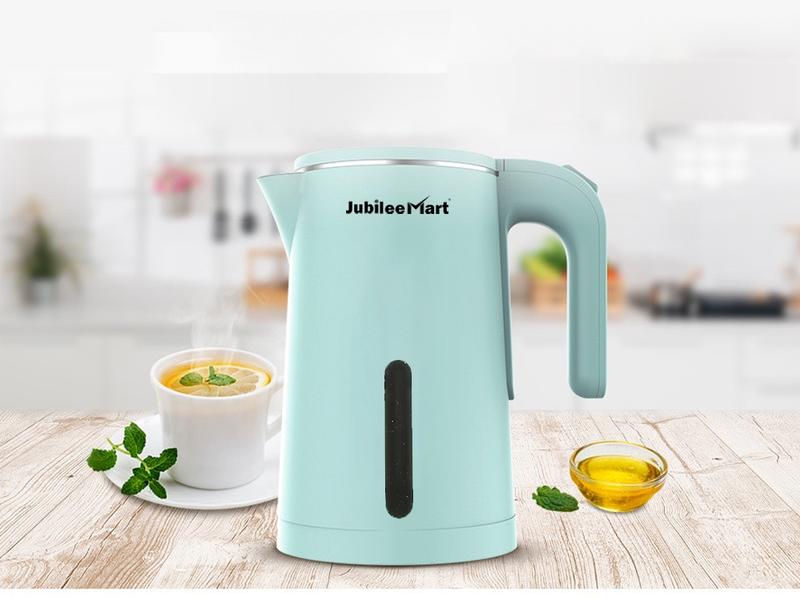 Product Introduction of Ấm Đun Nước Siêu Tốc JubileeMart 3 Lớp Cách Nhiệt Chống Bỏng Inox 2.3 Lít 40