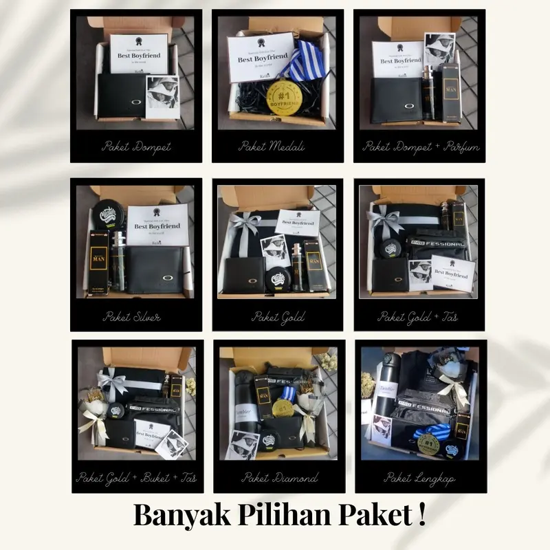 Hampers Kado Cowok | Paket Gift Box Hadiah Ulang Tahun Wisuda sempro Anniversary Hitam ultah giftbox men 5