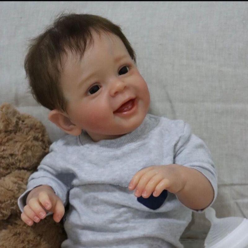 Product Introduction of Artificial Reborn Baby Doll, 1 Count Soft Touch Realistic Baby Doll, Realistic Newborn Baby Doll, Handmade Outfit Toddler Doll, Best Gift For Baby & Toddler 9