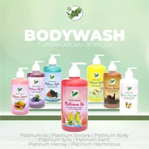 BODY WASH PLATINUM WITH DNA SALMON, RETINOL, CAVIAR & DNA SALMON Kotoran Membersihkan Mencerahkan Mandi