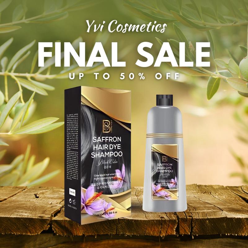 Dầu Gội Phủ Bạc Saffron Hàn Quốc - Dầu Gội Nhuộm Tóc Thảo Dược Tinh Chất Nhụy Hoa Nghệ Tây Saffron Korea  Chai 500ML