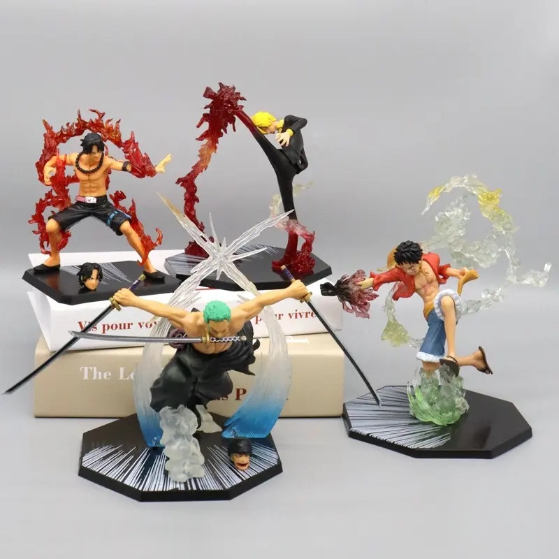 Pajangan action figure anime one piece luffy zoro sanji ace Toy 1