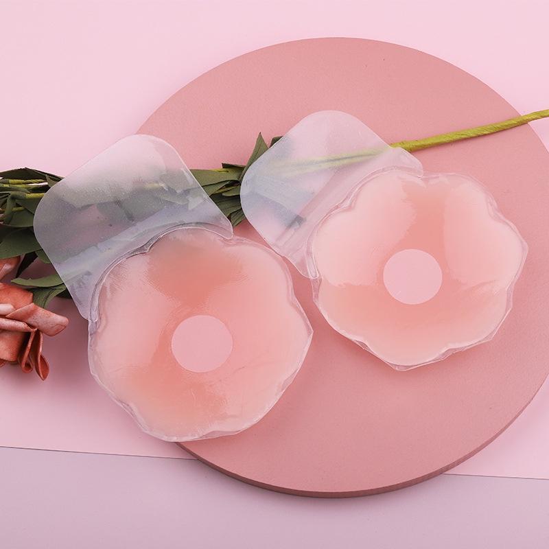 Miếng Dán Ngực Silicon Hình Hoa Đỉnh, Siêu Dính, Kéo Nâng Ngực Chống Chảy Xệ Women 7