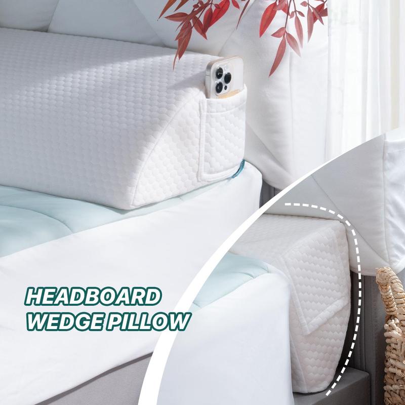 Wedge Pillow, 1 Count Split Gap Filler for Bed, Mattress Connector Replaces A Mattress Gap Filler, Birthday Gift Ideas, Gifts for Dad, Bedroom Accessories 6