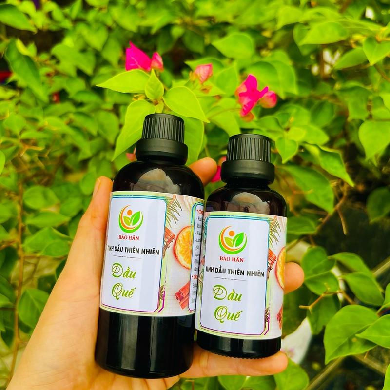Tặng Vỏ TREO Ô TÔ Tinh Dầu Quế từ thiên nhiên Bảo Hân, khử khuẩn thanh lọc không khí, thơm xe 0